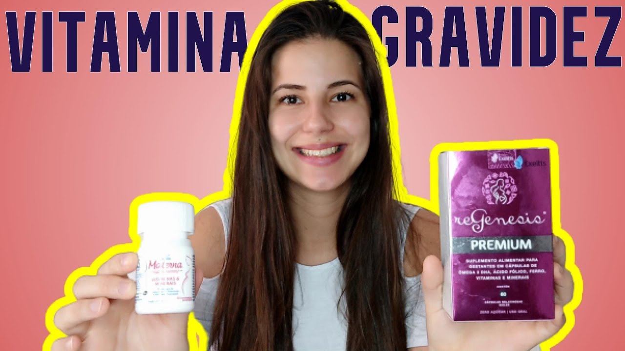 Assistir no YouTube: Vitaminas para Gestante - Materna e Regenesis - Canal Dani Rodrigues
