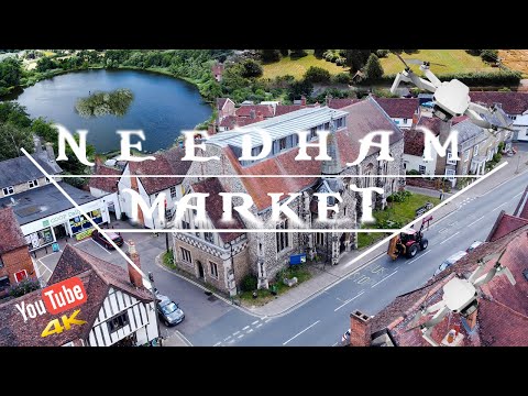 Needham Market | Bosmere Anderson Lake | church st John | dji mini 2 | England  2021 Cinematic