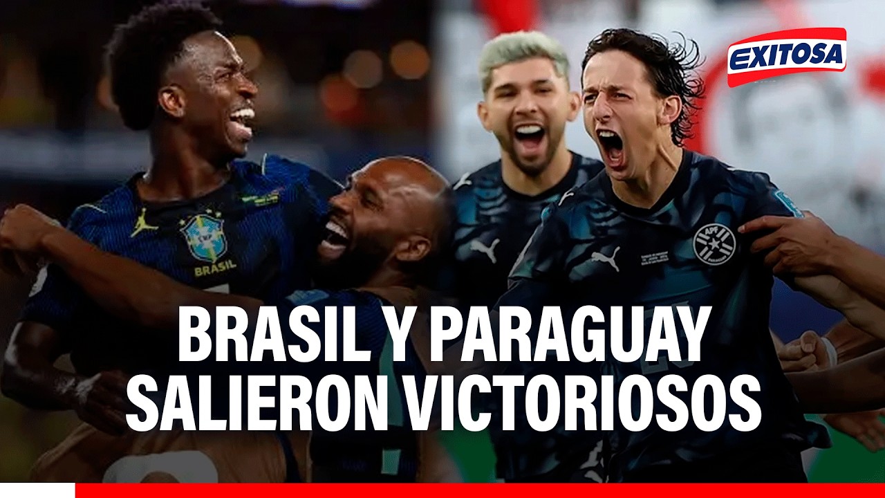 🔴🔵 Mundial 2026: Brasil y Paraguay salieron victoriosos y sueñan con la clasificación