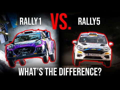 Understanding WRC Rally Cars: Rally1 vs Rally5 Comparison!