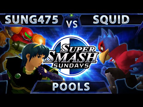 SSS 29 - OXY SUNG475 (Marth, Samus, Fox) Vs. Squid (Falco) SSBM Pools - Melee