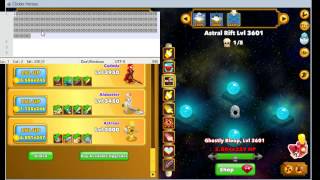 Clicker Heroes level 3600, last boss vs scale of the universe