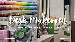 CUTE DESK MAKEOVER! 🌿✨ U-Brands Unboxing Organization Designing and Setup 🧰
