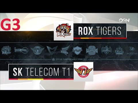 ROX vs SKT Game 3 Highlights - 2017 LCK SPRING SPLIT