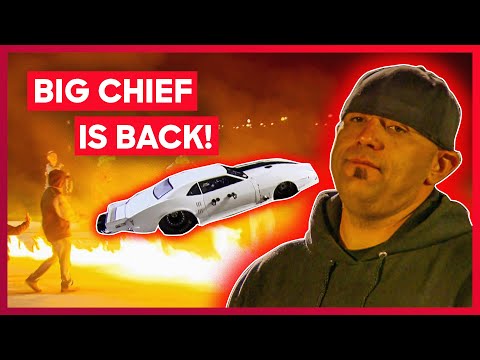 Reaper's Car Catches On Fire Before Big Chief's Fiery Return | Street Outlaws