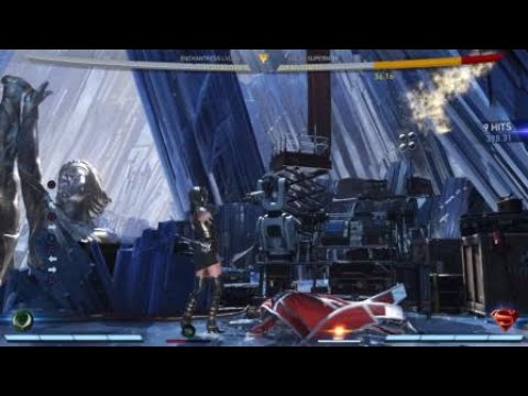 Injustice 2: Enchantress corner reset combo