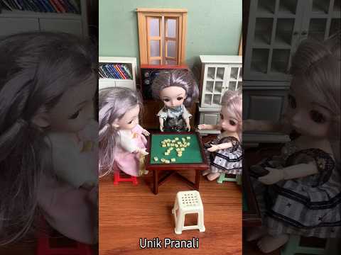 😱Chinky की Kitty Party🤯इतना छोटा Stool ~mini wood toy-wood working art skill #shortvideo #shorts