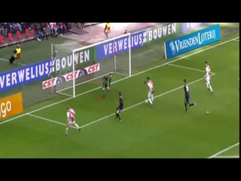 Justin Kluivert Goal - AJA vs TWE 1-0 - 11/02/2018