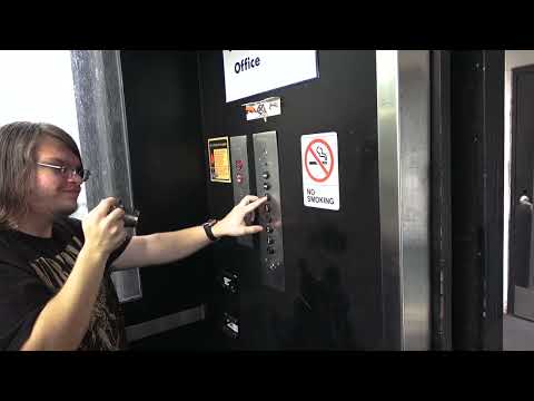 AMAZING SCENIC 1959 Montgomery Hydraulic Elevator at 900 St. Clair Ave in Portland, OR