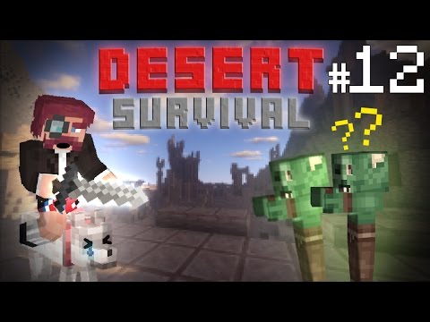 Mr Moustache - #12 Minecraft: Desert Survival - THE RIDE OF THE SPARKYS!