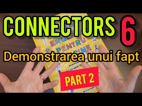 Lecţia # 263 – Connectors (6) – Demonstrarea unui fapt – part 2/2