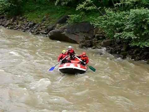 Rafting on Basca Mare river