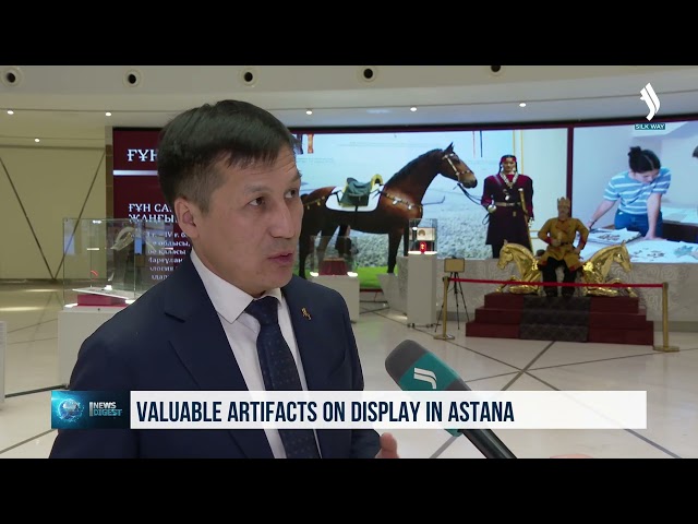 Valuable artifacts on display in Astana