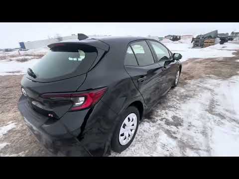 2025 Toyota Corolla Hatchback CVT in Black for sale at Selkirk GM in Selkirk, MB