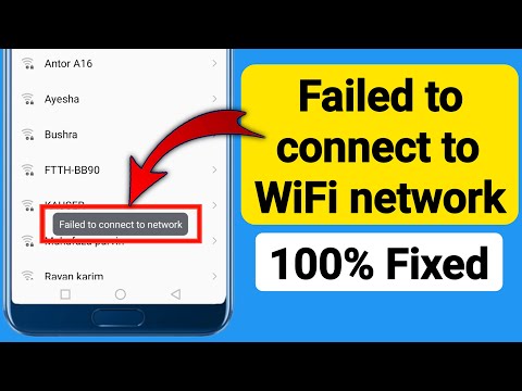 How To Fix Wi-Fi Failed To Connect To Network Problem?