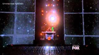 Justin Bieber con Stevie Wonder en The X Factor USA - The Christmas Song