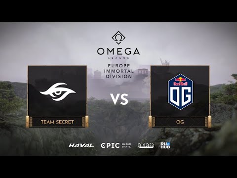 Team Secret vs OG, OMEGA League: Europe, bo3, game 2 [Bobruha & Jam]