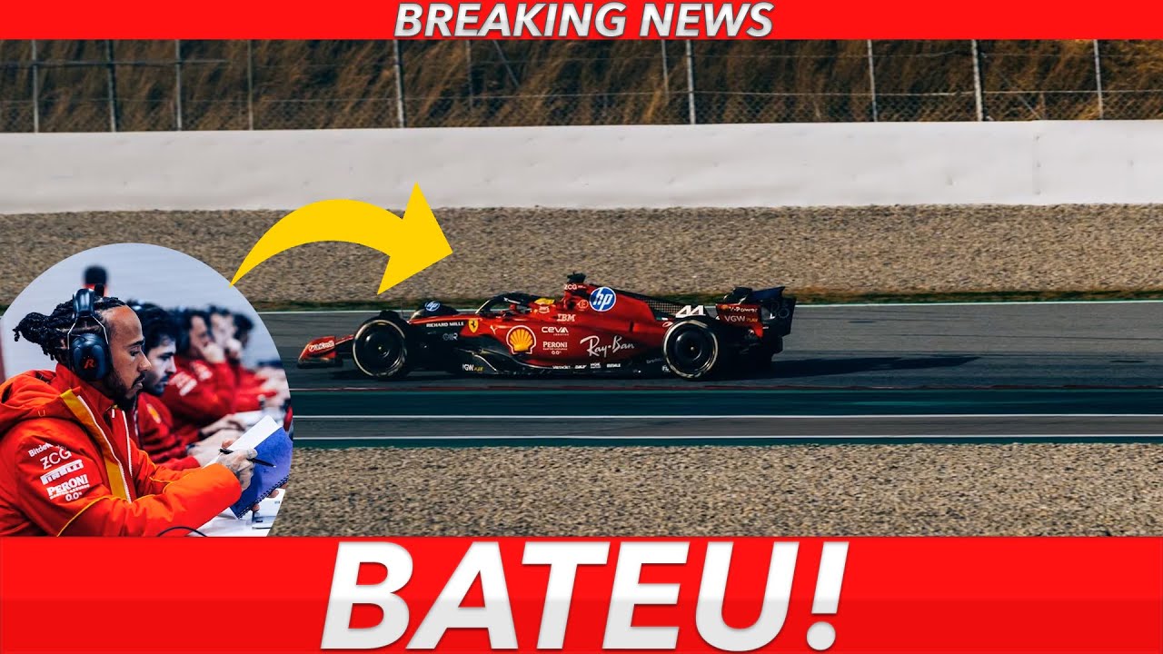 HAMILTON BATE FERRARI em Barcelona! Saiba de TODOS os detalhes do SUSTO do heptacampeão da F1