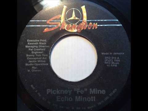 ECHO MINOTT - PICKNEY FE MINE - 80's KILLER!!