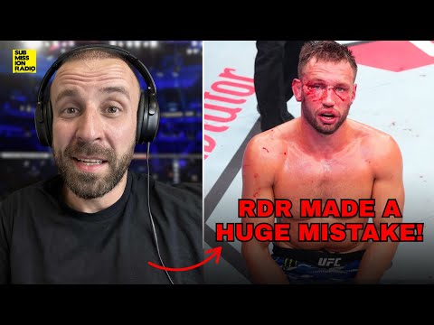 Reaction: Reinier de Ridder Gives Up at UFC Vancouver, Make a HUGE Mistake!