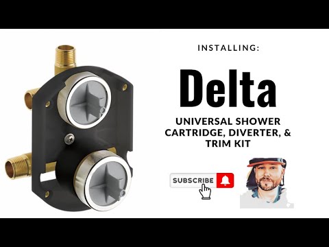 Installing Delta Shower Cartridge, Diverter, and Trim