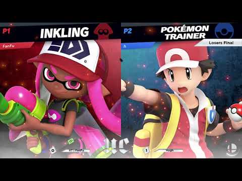 SSB 204 Losers Finals - Hugh (Pokemon Trainer) vs BE | IIT | Fanfu (Inkling)