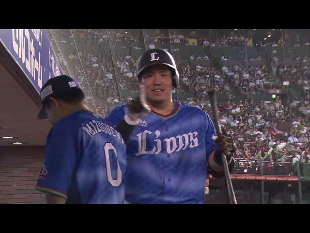 【4回表】自身初の30号到達!! ライオンズ・山川の2試合連続ホームラン!! 2018/8/10 E-L