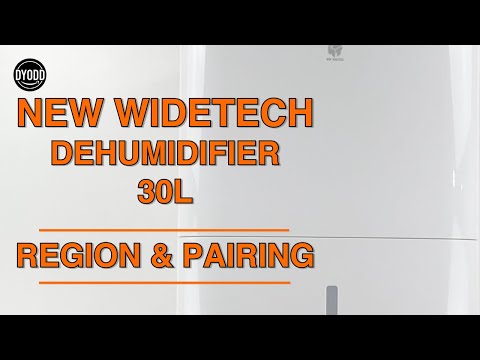 Region & Pairing Xiaomi Mijia New Widetech Dehumidifier 30L in Malaysia