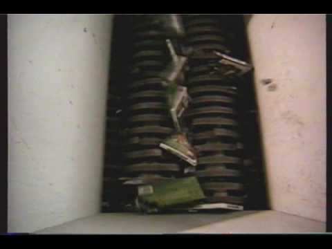 SSI's Shred of the Month: E-Scrap - DVD's Shredding (D)