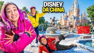 ERA PRA SER UM DIA DE DISNEY … *Passamos mal de frio ! 
