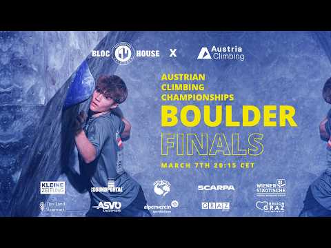 AUSTRIAN Climbing Championship 2026 BOULDER Finals | Live Stream