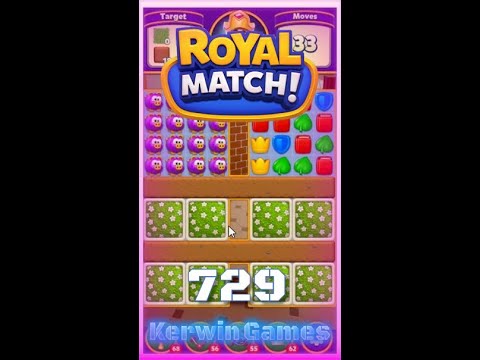 Royal Match Level 729 - Super Hard Level - No Boosters