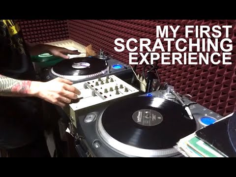 MY FIRST SCRATCHING EXPERIENCE at Nick Brown studio