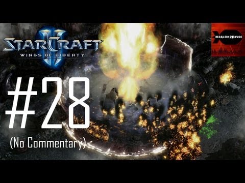 StarCraft 2: Wings of Liberty - Campaign Playthrough Part 28 (Belly of the Beast, No Commentary)