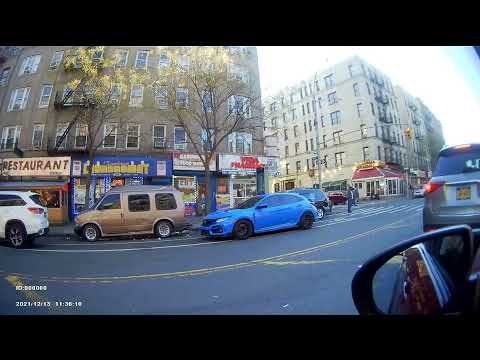 Driving from W 207th St Inwood to 1467 St Nicholas Ave, NY 12/13/2021