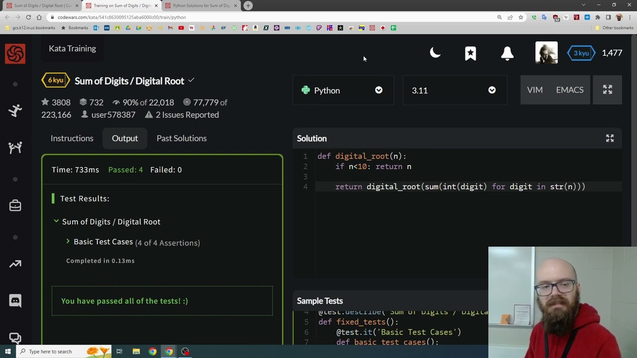 CodeWars: Sum of Digits / Digital Root