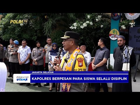 KAPOLRES JAKARTA SELATAN TINJAU MBG DI SDN 01 JATI PADANG BERJALAN SESUAI STANDAR GIZI
