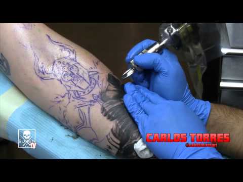 Tattoo Time Lapse with Carlos Torres