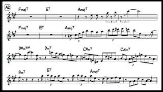 Charlie Parker - Night and Day solo transcription
