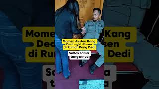 Download lagu The moment Kang Dedi's assistant filled in the attendance at Kang Dedi's house #dedimulyadi #kdm ... mp3