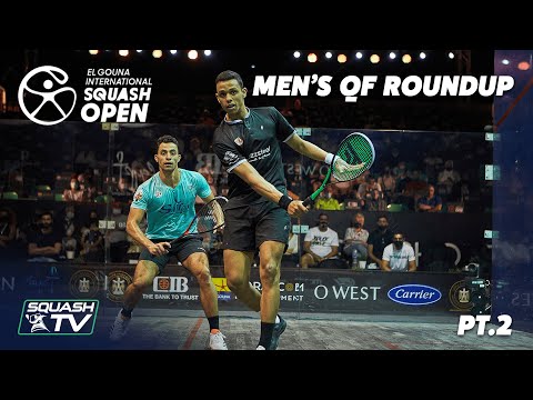 Squash: El Gouna International 2021 - Men's QF Roundup Pt.2