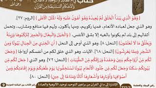 46 الإشارة إلى ما في القرآن من براهين التوحيد توحيد الألوهية والعبادة من كتاب فتح الرحيم للسعدي image