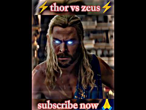 Thor Vs Zeus  - Thor: Love and Thunder #marvel #avengers #shorts