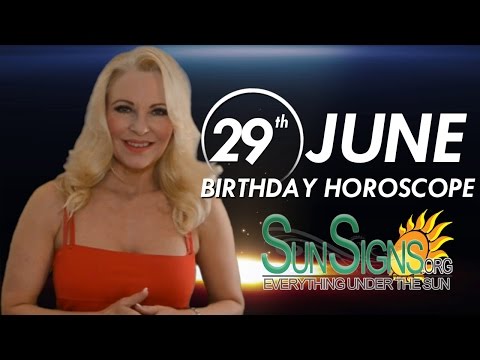 June 29th Zodiac Horoscope Birthday Personality - Cancer - Part 1