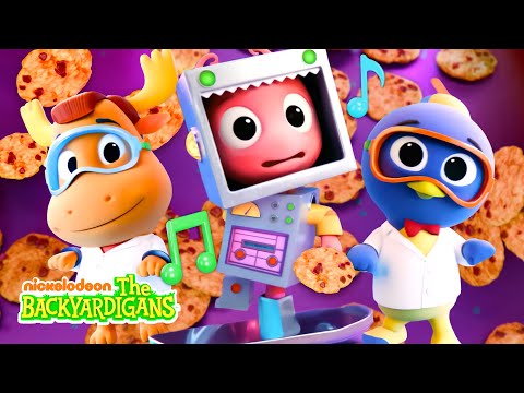 Backyardigans Sing "Robot on a Rampage" Song! w/ Uniqua, Pablo & Tyrone | The Backyardigans