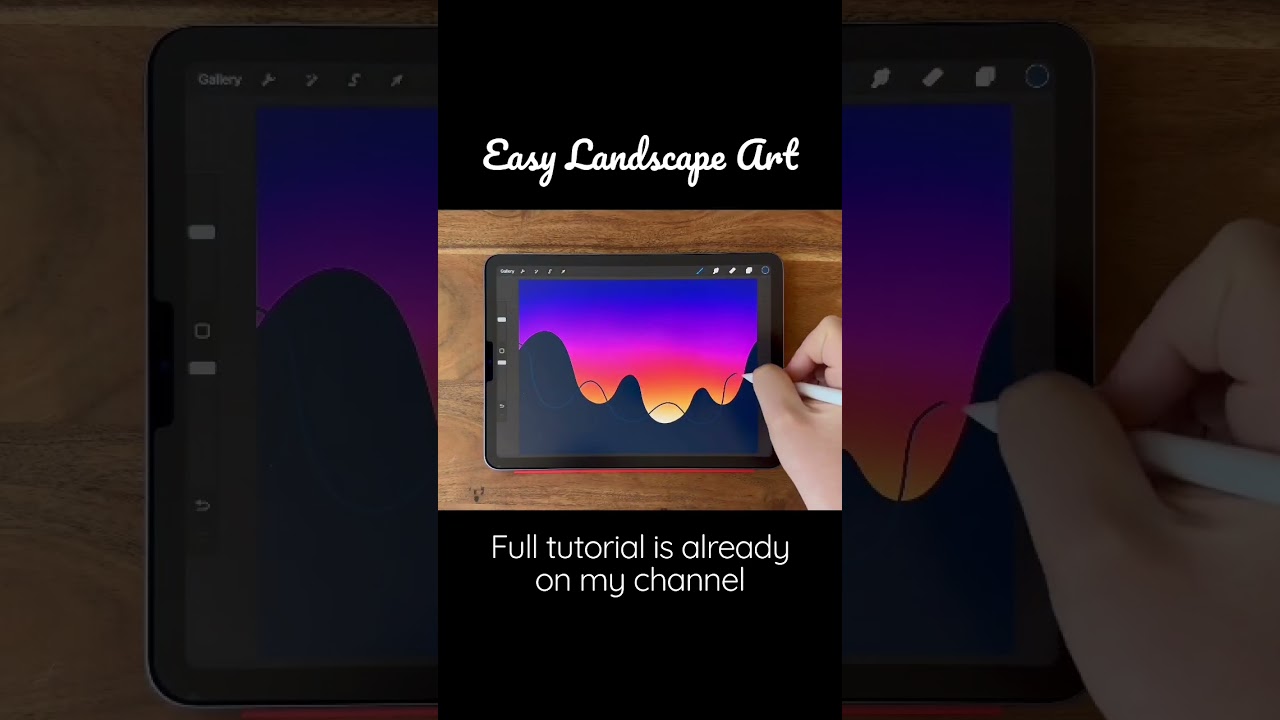 Simple procreate idea | procreate drawing tutorial | 5 minutes Art on iPad | you can draw this