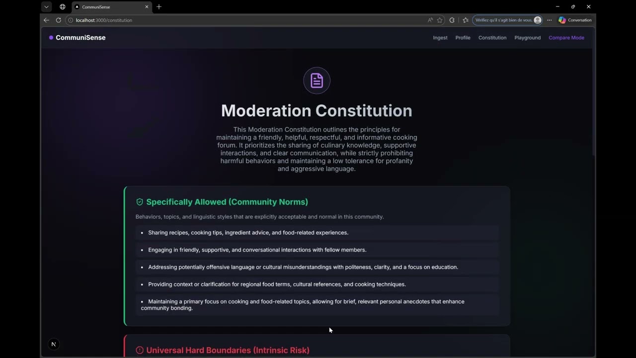 CommuniSense project preview