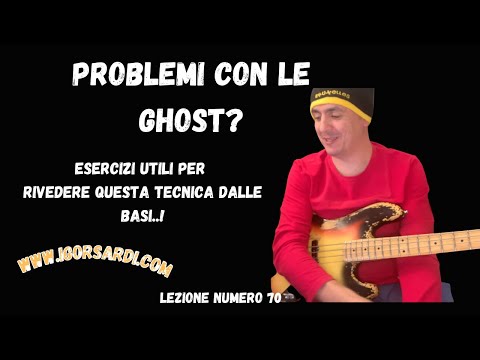 Approfondimento Ghost Notes - Esercizi utili per questa tecnica dalle basi! - Lezione basso 70