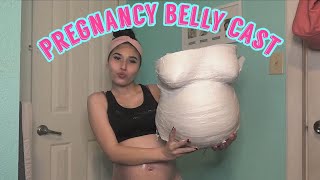 PREGNANCY BELLY CAST 💞 |PREGNANT AT 15🤰🏻