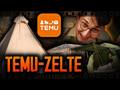 Wir testen Zelte von TEMU - vom billigsten zum teuersten-👌​​Top oder Schrott?👎